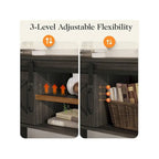 46 Console Table with Sliding Barn Door