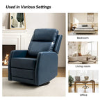 Esteban Swivel Recliner with Tufted Back Set of 2 by HULALA HOME