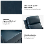 Esteban Swivel Recliner with Tufted Back Set of 2 by HULALA HOME