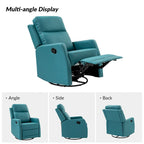 Esteban Swivel Recliner with Tufted Back Set of 2 by HULALA HOME