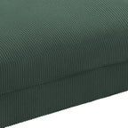 Rectangle Corduroy Ottoman for Living Room