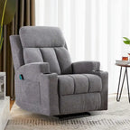 Ebello Massage Recliner Chair with Heat and Vibration Manual Sofa