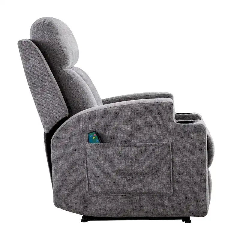 Ebello Massage Recliner Chair with Heat and Vibration Manual Sofa