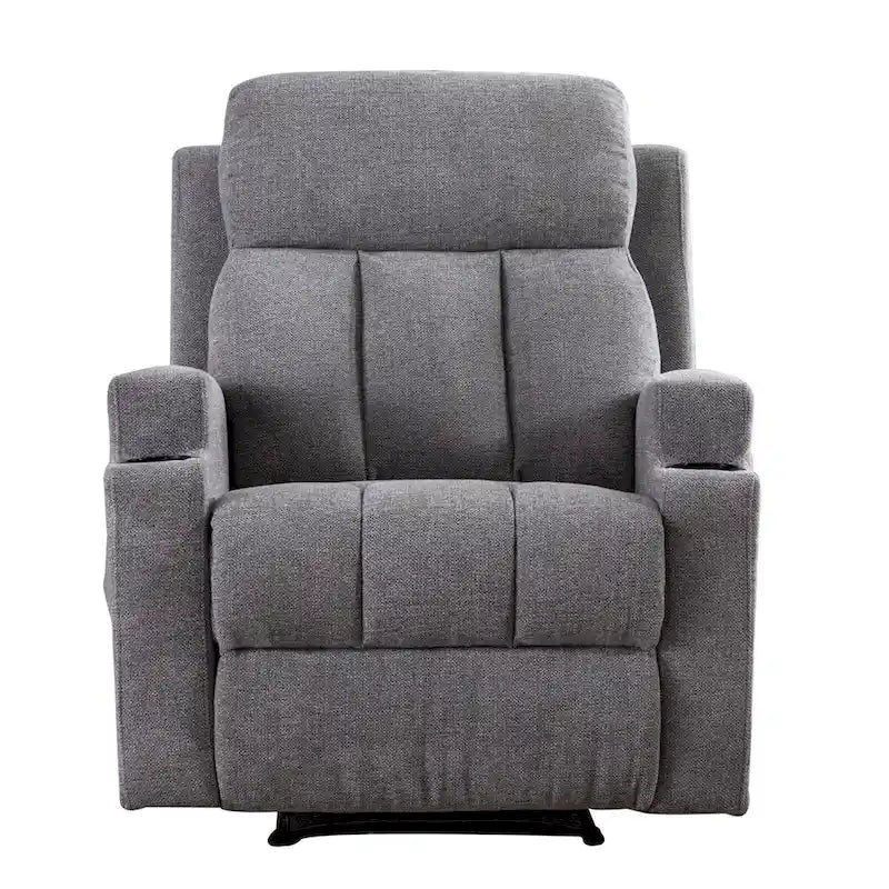 Ebello Massage Recliner Chair with Heat and Vibration Manual Sofa