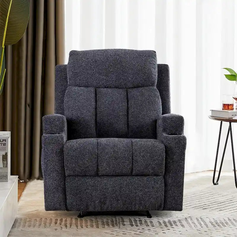 Ebello Massage Recliner Chair with Heat and Vibration Manual Sofa
