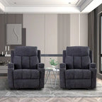 Ebello Massage Recliner Chair with Heat and Vibration Manual Sofa