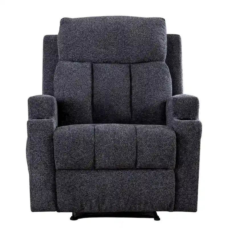 Ebello Massage Recliner Chair with Heat and Vibration Manual Sofa