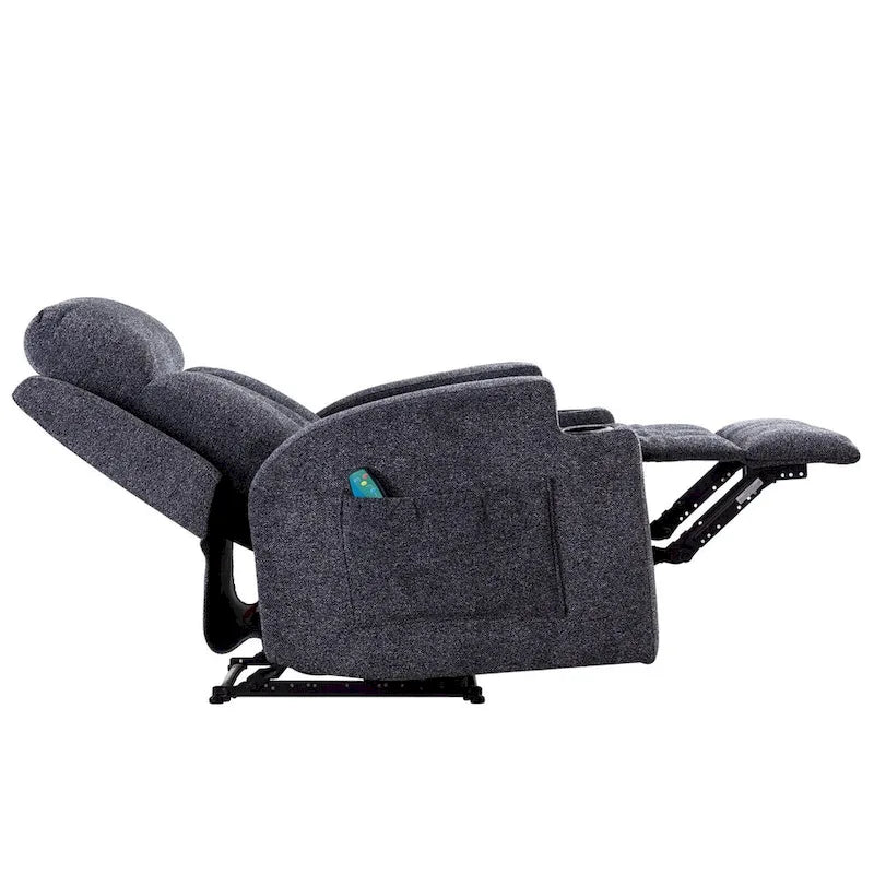 Ebello Massage Recliner Chair with Heat and Vibration Manual Sofa
