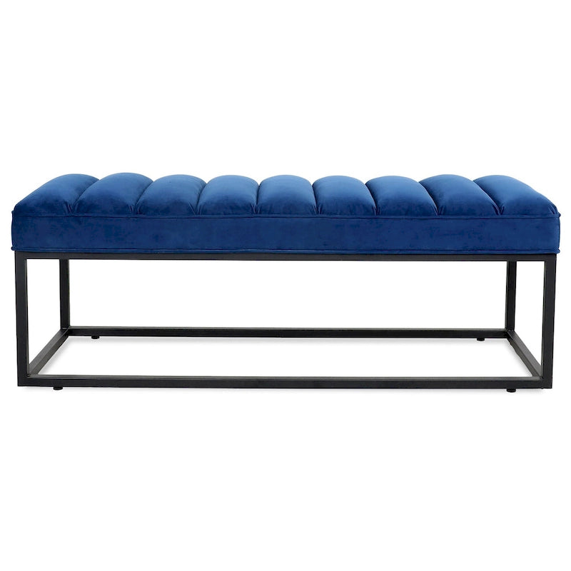 Modern Metal Base Upholstered Bench for Bedroom for Entryway