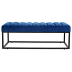 Modern Metal Base Upholstered Bench for Bedroom for Entryway