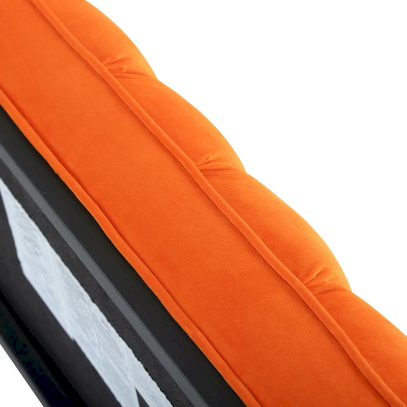 Modern Metal Base Upholstered Bench for Bedroom for Entryway