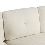 Sectional Sofa Pull Out Sofa Bed with Storage Ottoman, Convertible Sleeper for Living Room