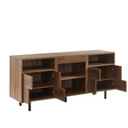 60 Wood Media Console TV Stand Classic Entertainment Center