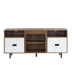 60 Wood Media Console TV Stand Classic Entertainment Center