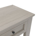 Console Table/Sofa Table with Storage Drawers and Bottom Shelf for Entryway Hallway