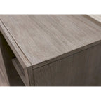 80 Two Door TV Console, Entertainment Stand, Wood Accent Cabinet, Fully Assembled, Gray - 80W x 32H x 16D