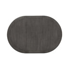 Wood Dining Table With Storage in Medium Grey