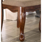 Shak Traditional Brown Wood 7-Piece Dining Set with Leaf by Furniture of America