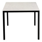 Aurelle Home Pariso Modern White Marble-Top Table - 60 W x 30 H x 36 D