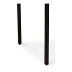 Aurelle Home Pariso Modern White Marble-Top Table - 60 W x 30 H x 36 D