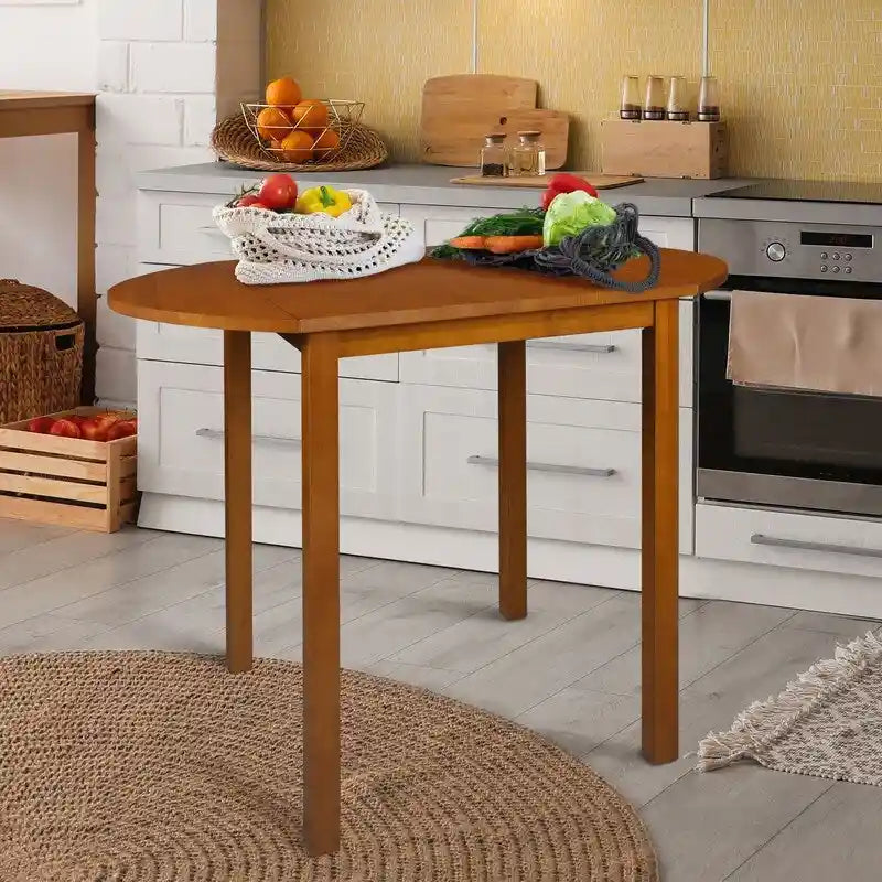 Wings Solid Wood Dining Room Drop Leaf Table - 39.25W x 23.25D x 29H