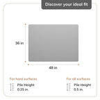 Jani 40 x 54 1/4 Rug'd Chair Mat