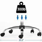 Yaheetech Contemporary PU Leather Executive Chair with High Back