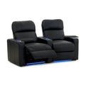 Octane Turbo XL700 Power Leather Home Theater Seating Set (Row of 2)