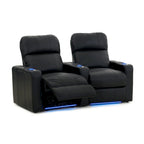 Octane Turbo XL700 Power Leather Home Theater Seating Set (Row of 2)