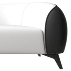 3-Piece Sofa Set Upholstered PU Leather with Solid Wood Frame and Steel Legs Opula Series by LeisureMod