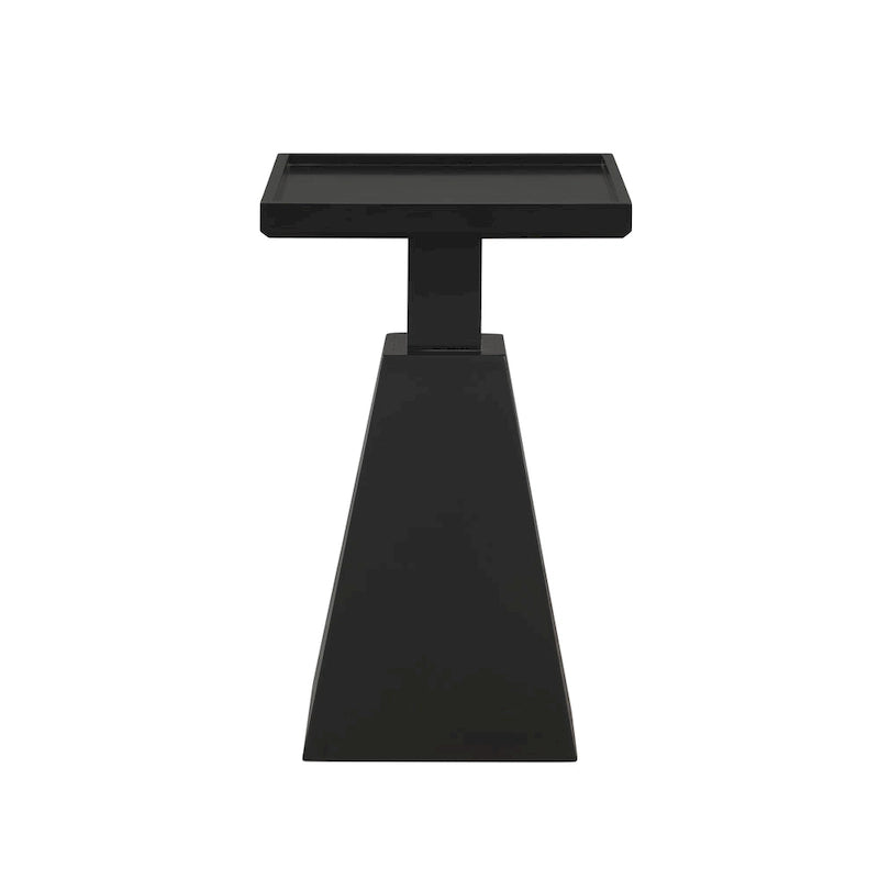 Cerise Wood Contemporary Side Table