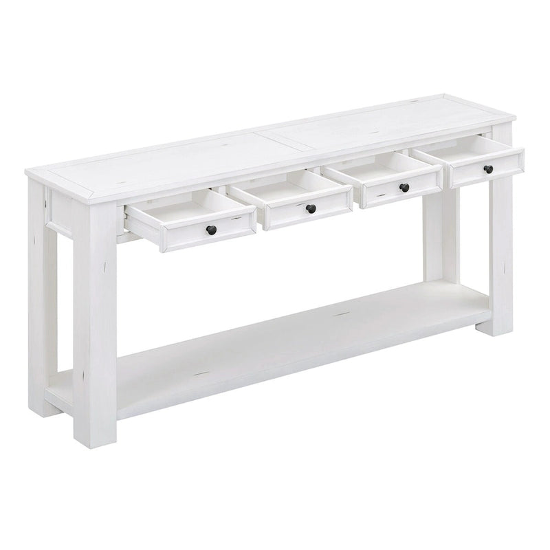 Nestfair Entryway Console Table Sofa Table with Storage Drawers and Bottom Shelf