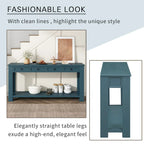 Nestfair Entryway Console Table Sofa Table with Storage Drawers and Bottom Shelf