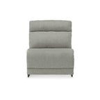 Signature Design by Ashley Colleyville Gray 5-Piece Power Reclining Sectional with Chaise - 105W x 106D x 39H