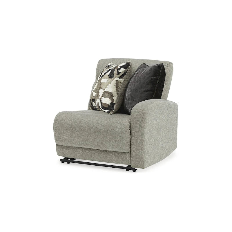 Signature Design by Ashley Colleyville Gray 5-Piece Power Reclining Sectional with Chaise - 105W x 106D x 39H