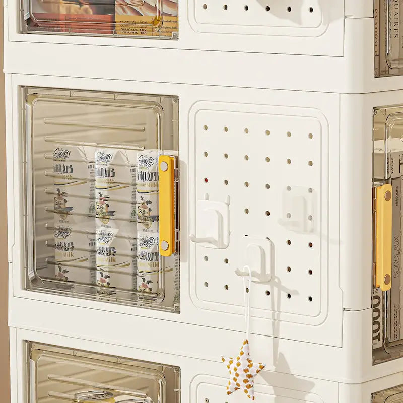 4-Tier Rolling Storage bookcase with Wheels