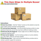 30 Round Top Pedestal Bar Height Table with 2 Madrid Stools - Unfinished - 3 Piece Set