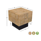 Caden Modern Solid Wood Side Table