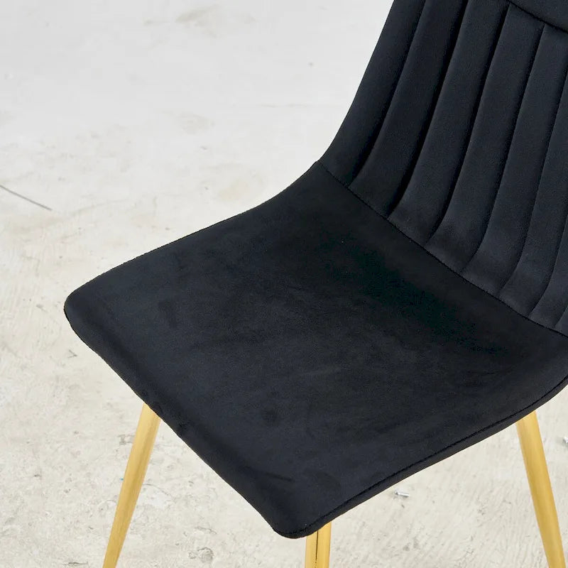 5-Piece Pedestal Dining Set with Mdf Table Top