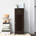Yaheetech Bathroom Free Standing Storage Floor Cabinet with Drawers