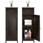 Yaheetech Bathroom Free Standing Storage Floor Cabinet with Drawers