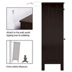 Yaheetech Bathroom Free Standing Storage Floor Cabinet with Drawers