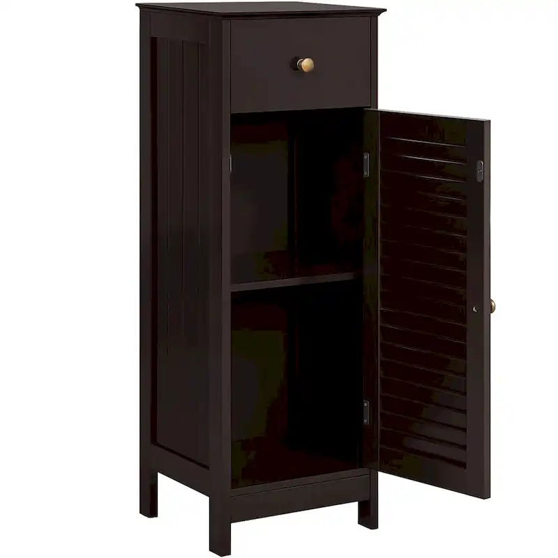 Yaheetech Bathroom Free Standing Storage Floor Cabinet with Drawers