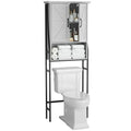 Over the Toilet Storage Cabinet - 8.5D x 25W x 69H