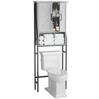 Over the Toilet Storage Cabinet - 8.5D x 25W x 69H