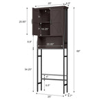 Over the Toilet Storage Cabinet - 8.5D x 25W x 69H