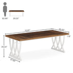 71 Wood Metal Home Office Executive Computer Desk Writing Table