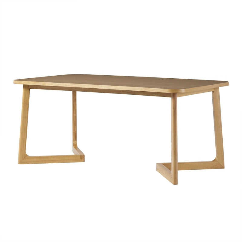 Middlebrook Modern Solid Wood Dining Table with Geometric Legs