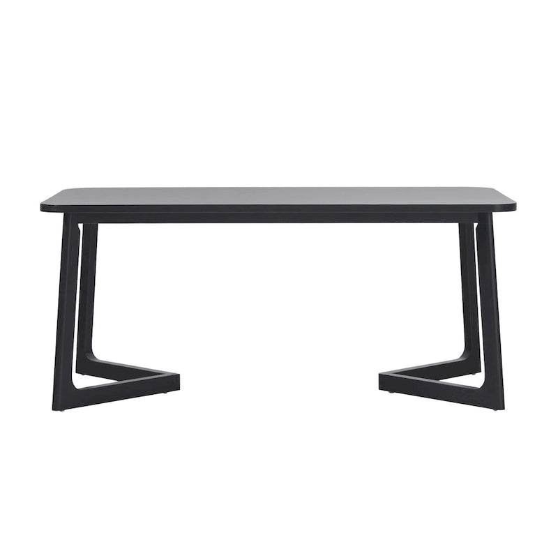 Middlebrook Modern Solid Wood Dining Table with Geometric Legs