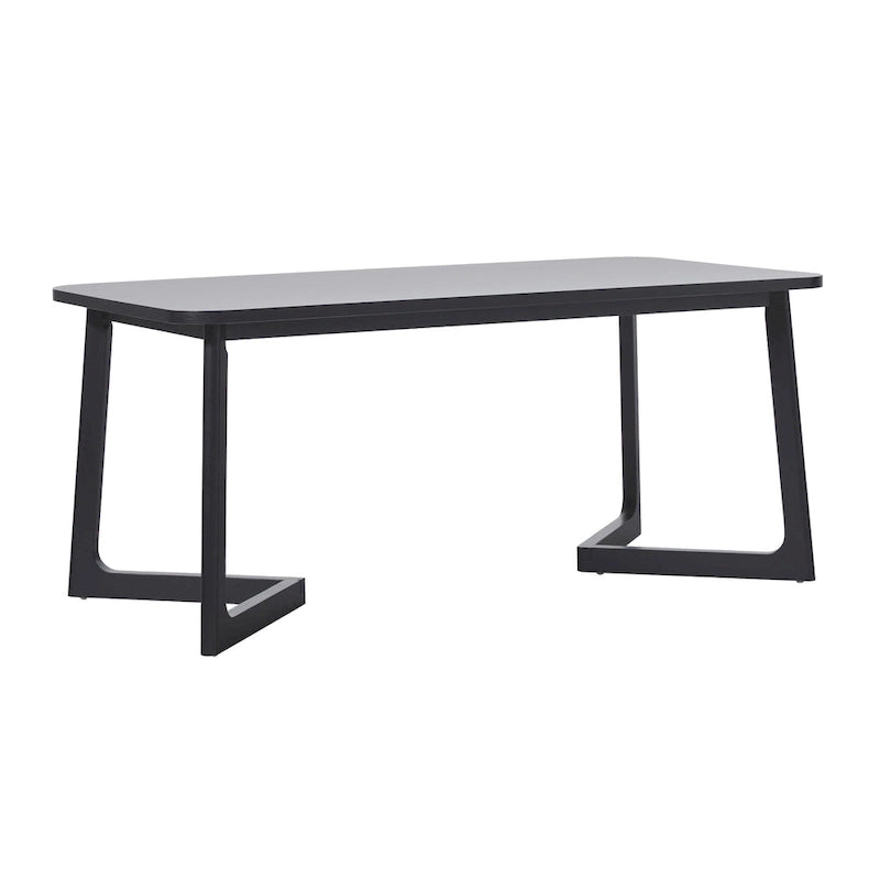 Middlebrook Modern Solid Wood Dining Table with Geometric Legs